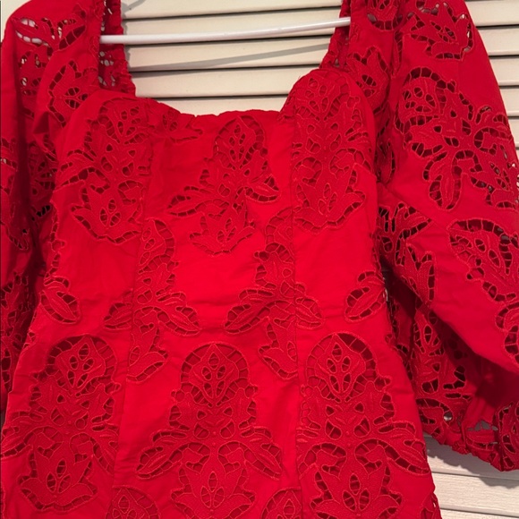 Cara Cara Montauk Cotton Lace Minidress - Picture 12 of 15
